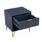 Manhattan Comfort DUMBO 1.0 Nightstand in Midnight Blue, 2PK 2-NS001-MB - alternate 9